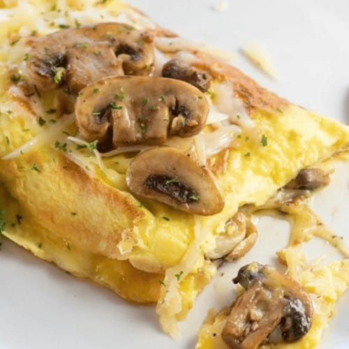 Mushroom Omelet.