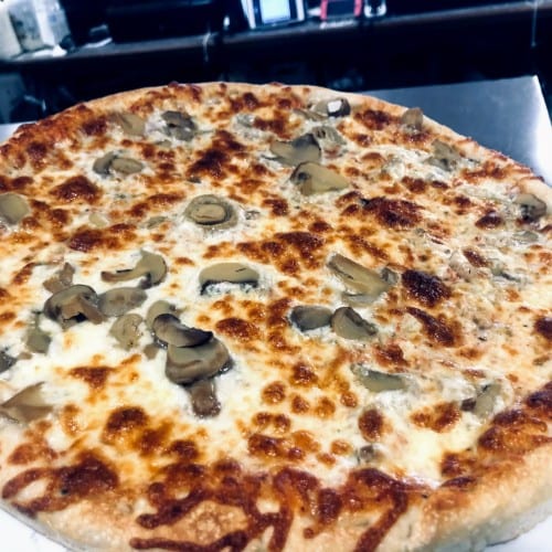 Mushrooms Pizza Large.