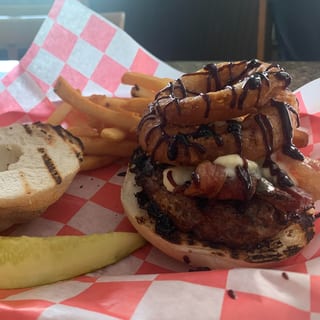 Black and Blue Burger