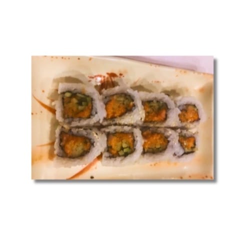 *Spicy Yellowtail Roll.