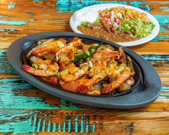Gulf Shrimp Fajitas.