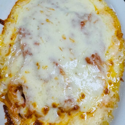 Spaghetti Parmigiana.