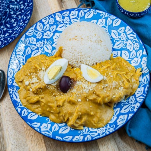 Aji de Gallina Lunch.