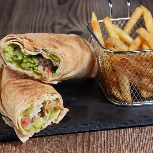 Kefta Lamb Wrap Combo.