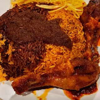 Half n Half (Jollof / Waaakye) - C/F/chofi
