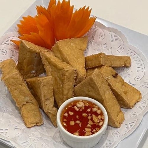 Golden Fried Tofu.