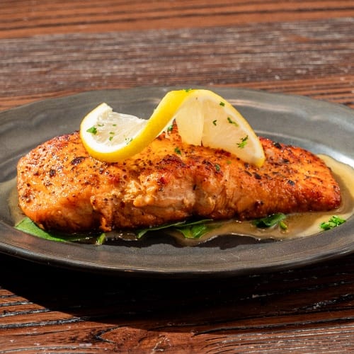 Broiled or Blacкened Salmon.