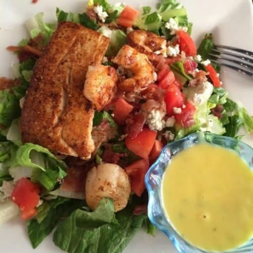 Mahi Trio Salad.
