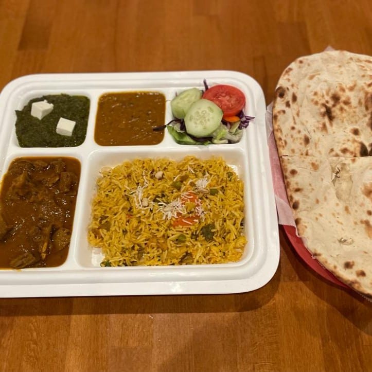 House Special Mutton (Goat Meat) Dinner.