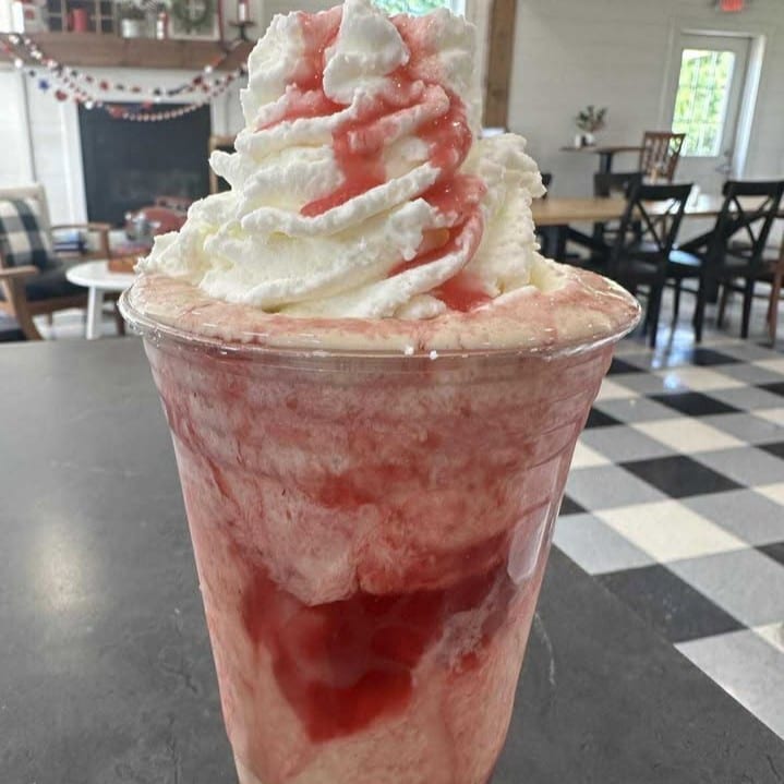 Strawberries & Cream Latte.