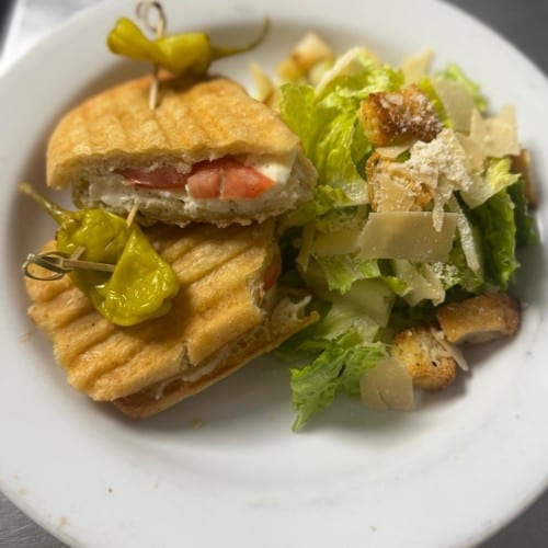 Vegetarian Capresse Panini.