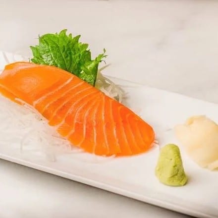 Salmon Sashimi.