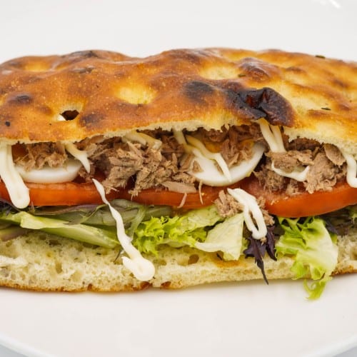 Pulled Chicken Sandwich.