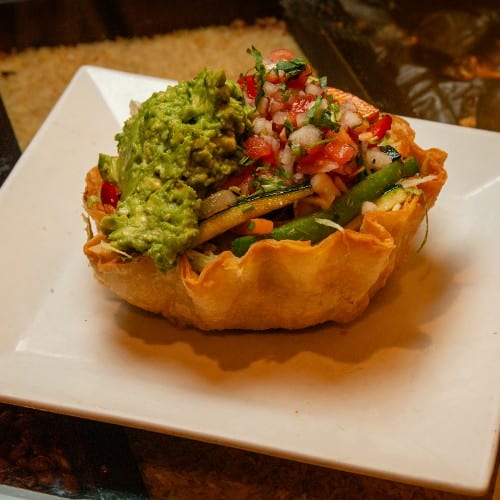 Vegetarian Taco Salad.