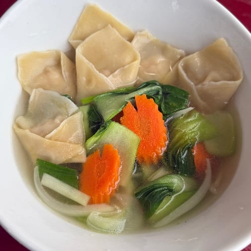 Shrimp Wonton Soup.
