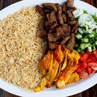 Gyro and Chicken Bowl