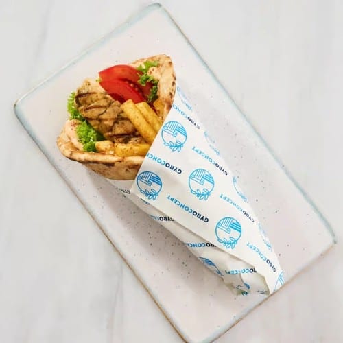 Chicken Souvlaki Wrap.