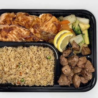 HL10. Steak & Salmon Lunch Special