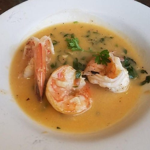 Shrimp Scampi Appetizer.