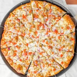 Garlic Ranch Chicken Pizza