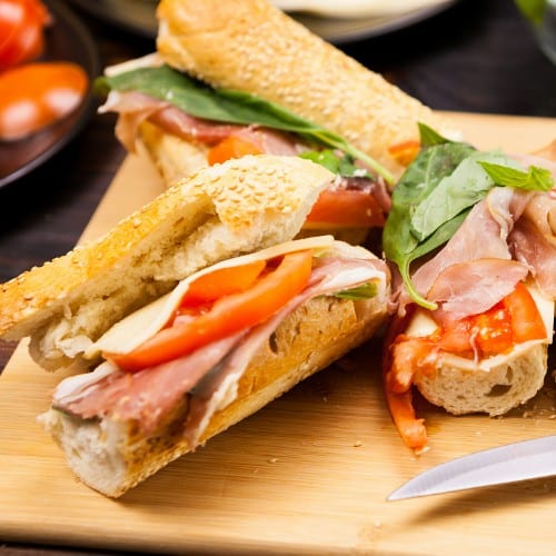 Prosciutto Hoagie.
