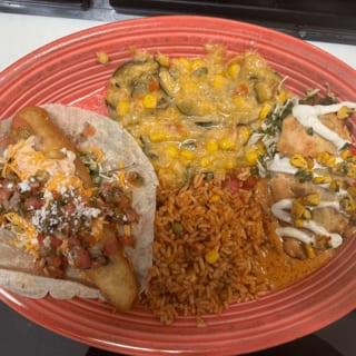 One Shrimp Empanada & One Shrimp Enchilada