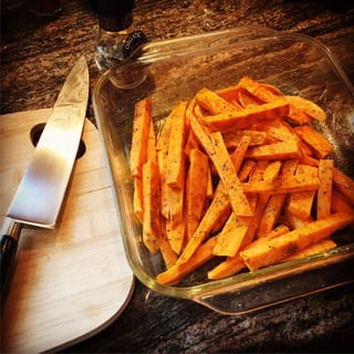 Basket of Sweet Potato Fries