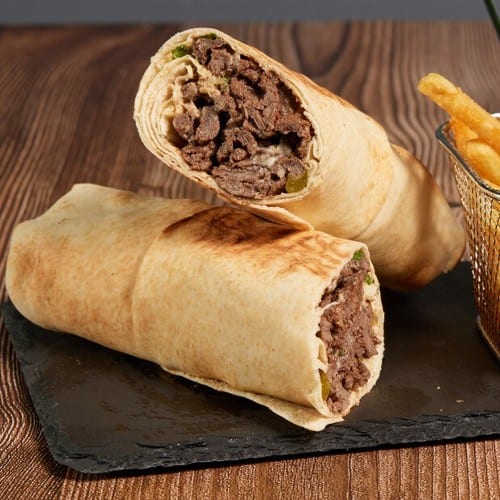 Beef Shawarma Wrap.