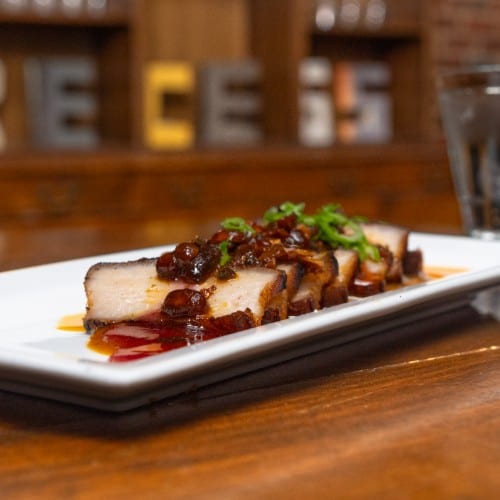 Peanut Butter and Jelly Pork Belly.