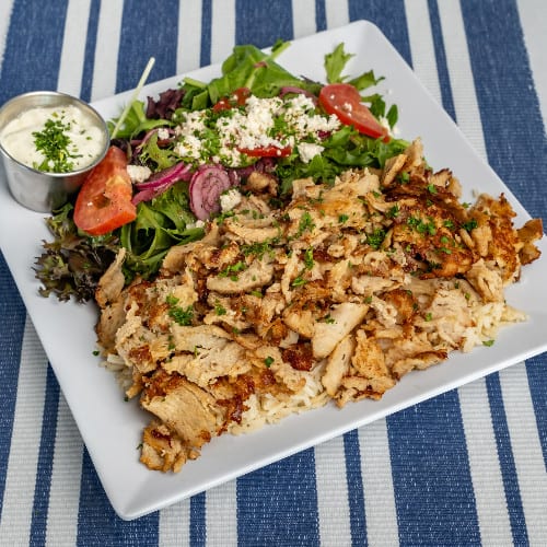 Chicken Gyro Platter.