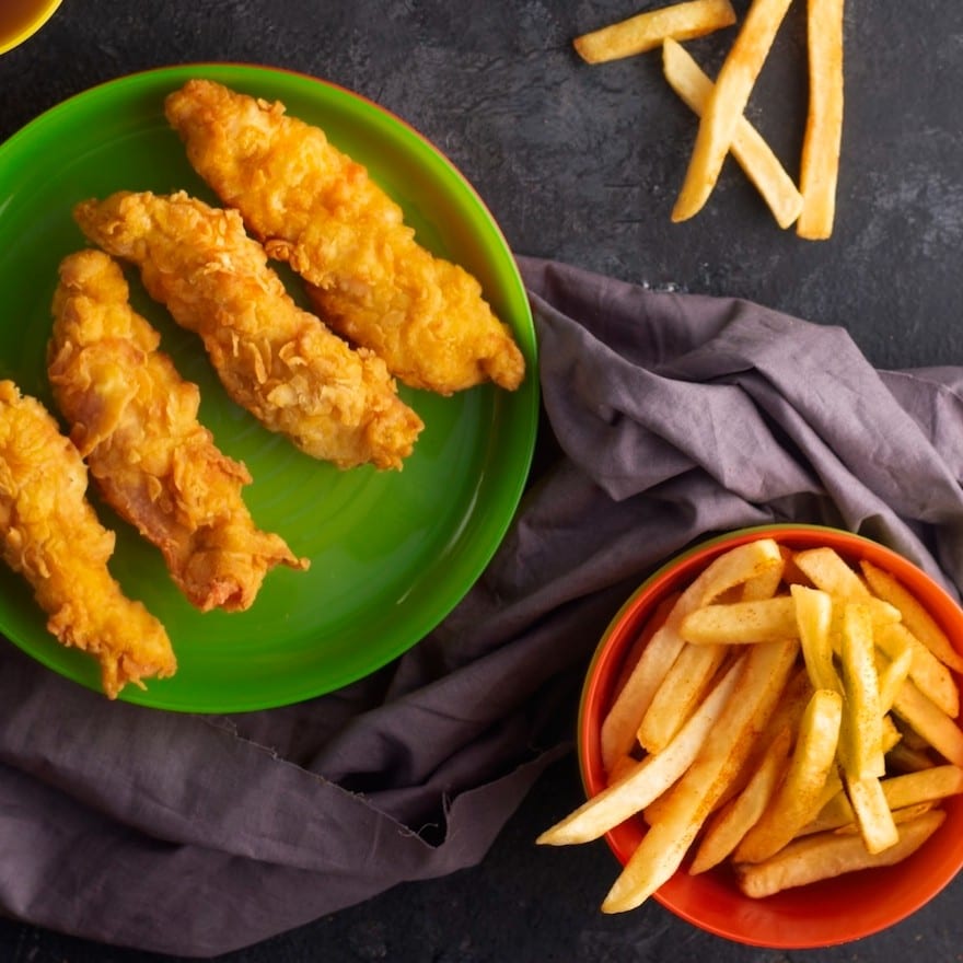 Chicken Tender Platter.