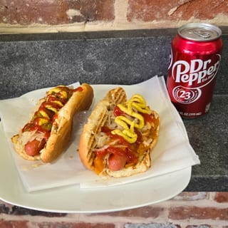 After School Special! - 2 - Hot dogs and a  12oz can of soda or 16oz bottle of water