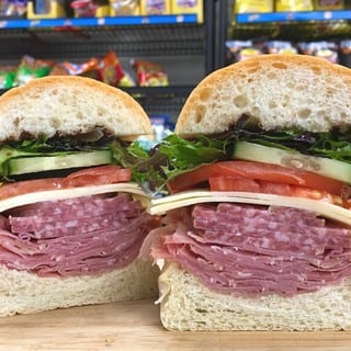 Prosciutto & Sal Sandwich - Hot.