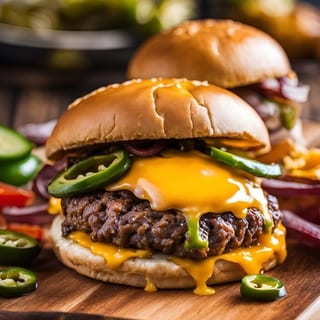 Jalapeño Cheddar Burger Combo
