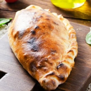 Ham, Ricotta, and Mozzarella Calzone