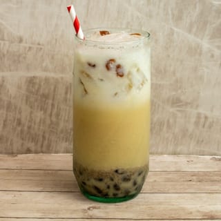 Banana Horchata Boba Tea