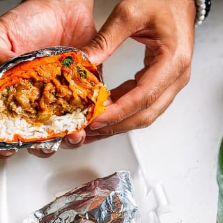 Butter Chicken Burrito