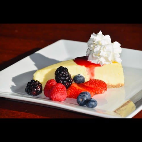 Raspberry Cheesecake.