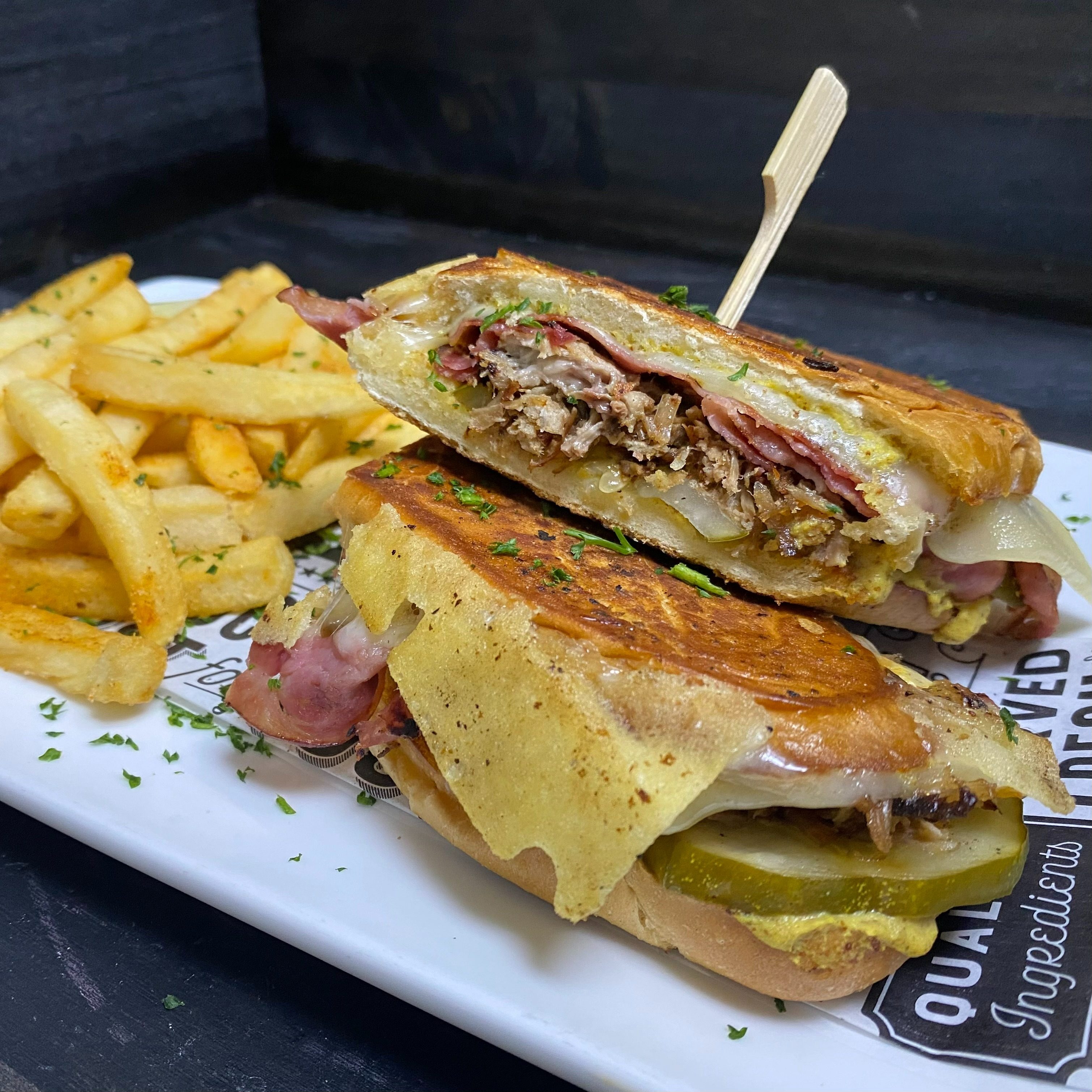 Cubano sandwich.