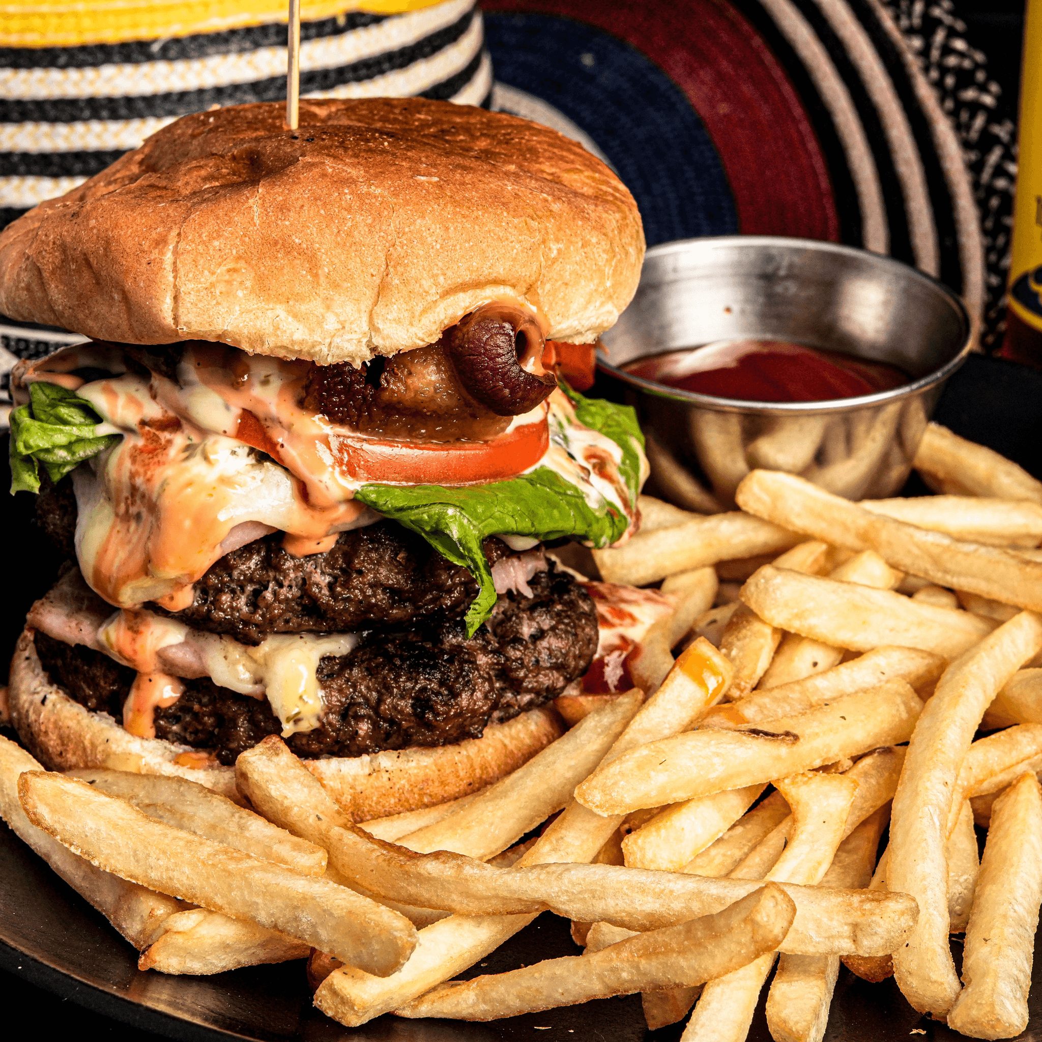 Hamburguesa Doble Carne.