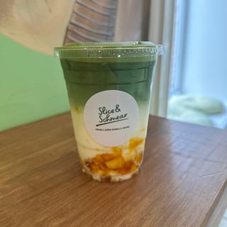 Iced Mango Matcha Latte