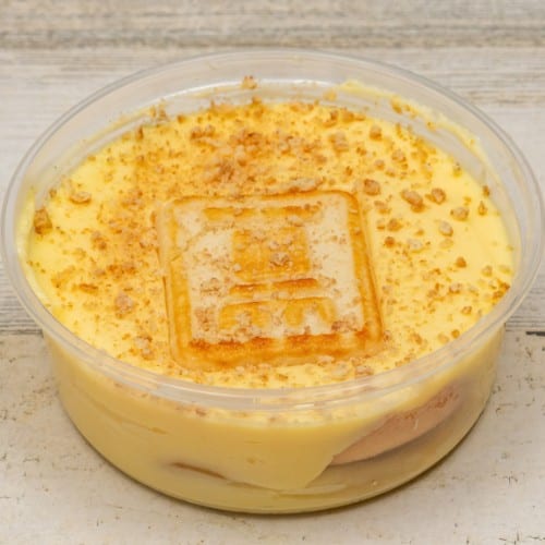 Banana Crumble Pudding.