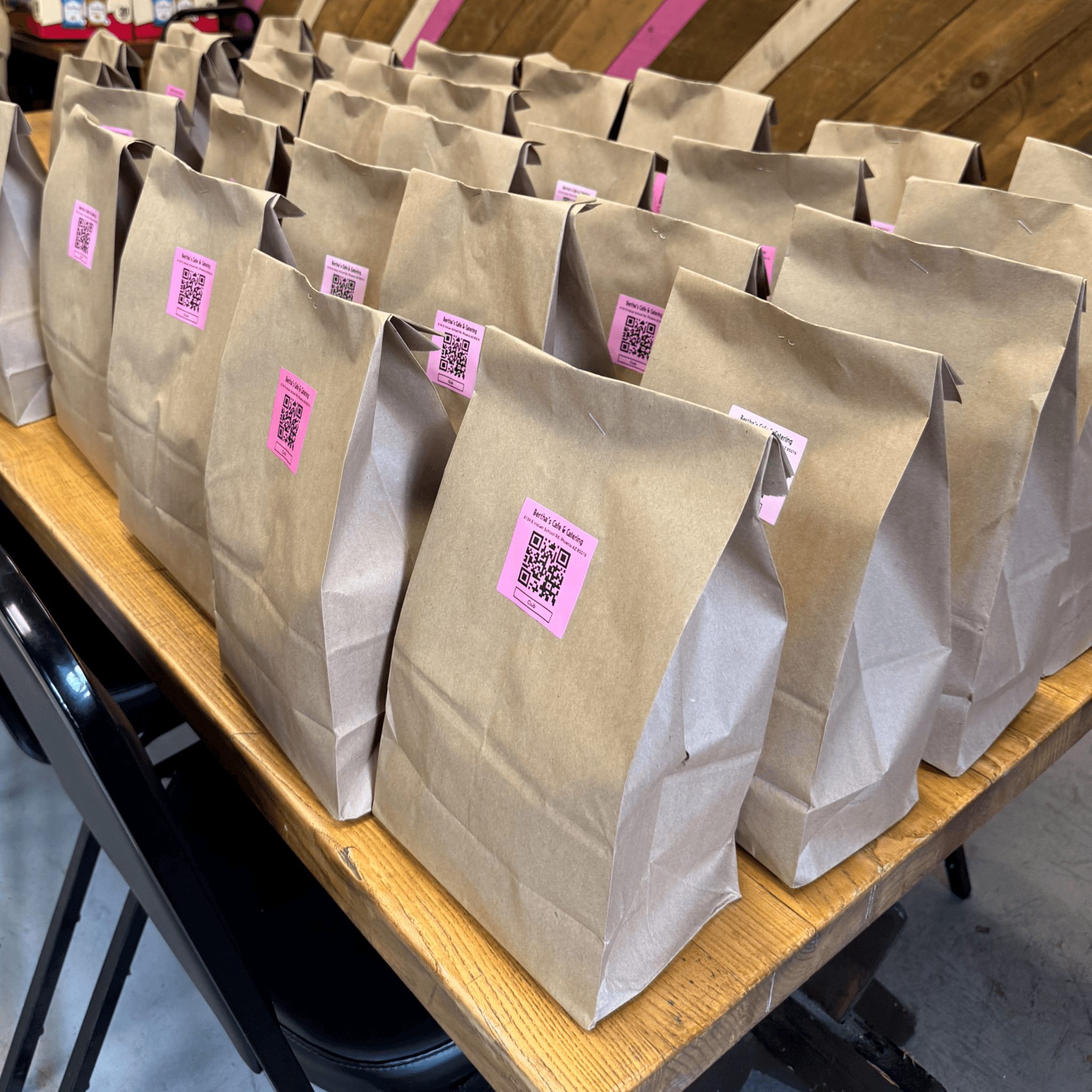 Individual Bagged Lunches "Chips and Small Cookie Included".