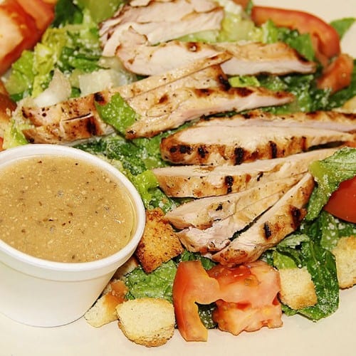 Caesar Salad with Chicken.