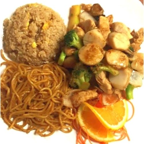 Scallop & Shrimp Hibachi.