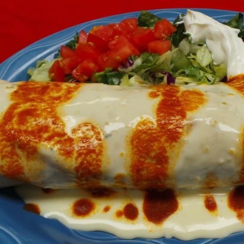 Burrito De Chile Colorado.