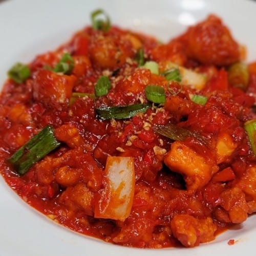 Chicken Hot Garlic Sauce.