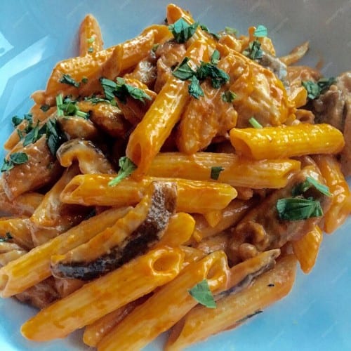 Chicken Birria Pasta.