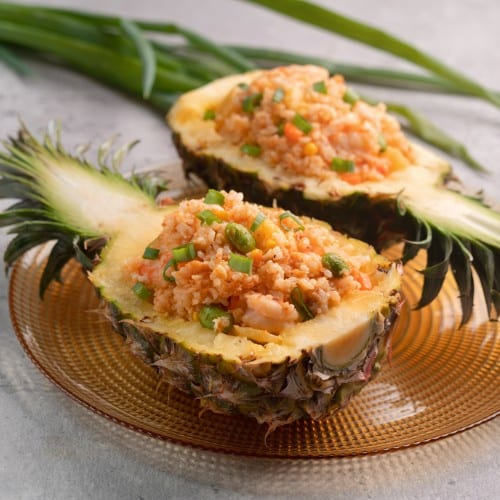 Pineapple Seafood Fried Rice.