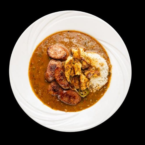 Chicken & Sausage Gumbo.